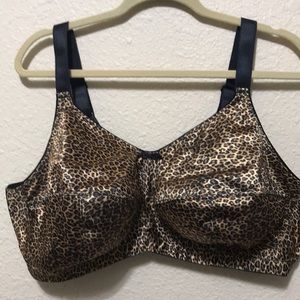 Goddess Animal Print Lightly Lined Bra. No Underwire. Very Good Condition.